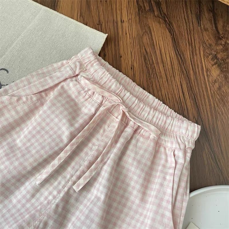 子供服セット リボン半袖トップ + チェック柄ワイドレッグパ - Baby Girl Clothing Zara のレビューと価格