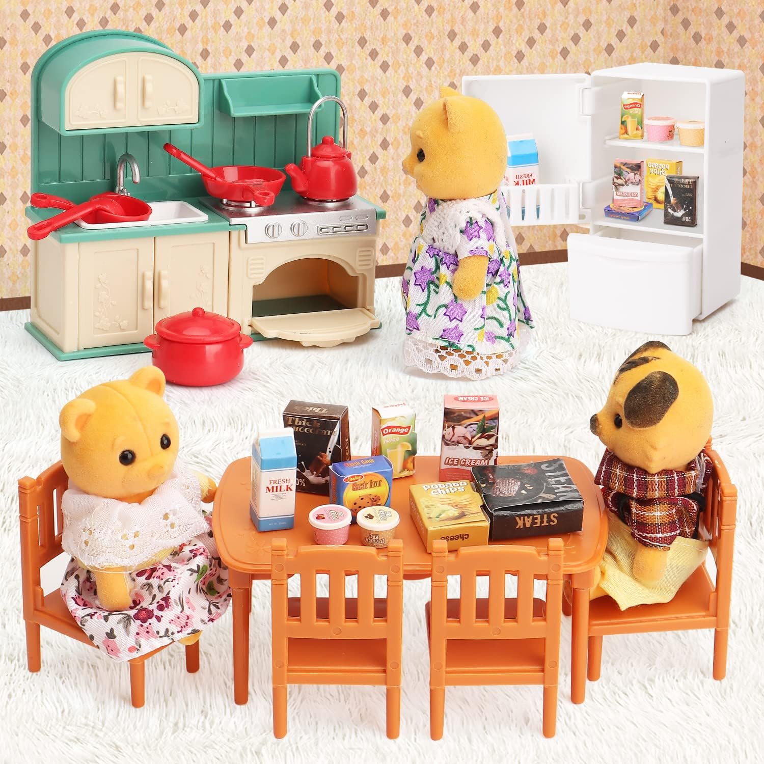 ドールハウス家具セット ドールハウス バスルーム/キッチン/ - Baby Clothing Washing Machine のレビューと価格