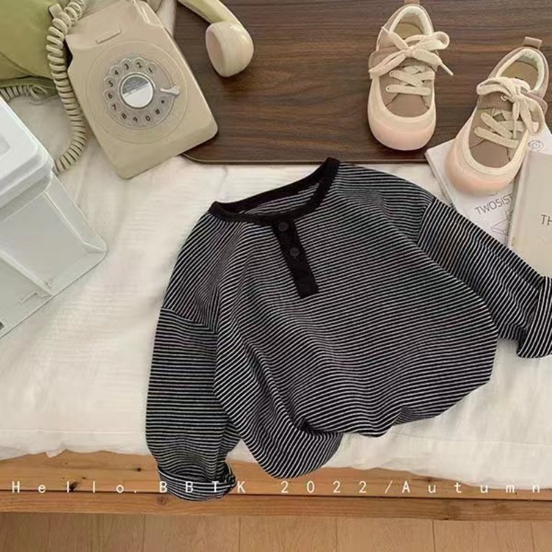 子供用長袖ストライプTシャツ,温かみのあるボトムス,シンプル - Baby Girl Clothing Zara のレビューと価格