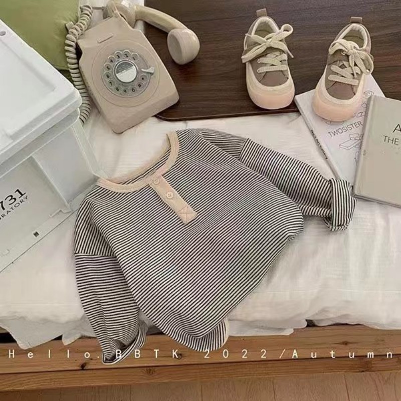 子供用長袖ストライプTシャツ,温かみのあるボトムス,シンプル - Baby Girl Clothing Zara のレビューと価格