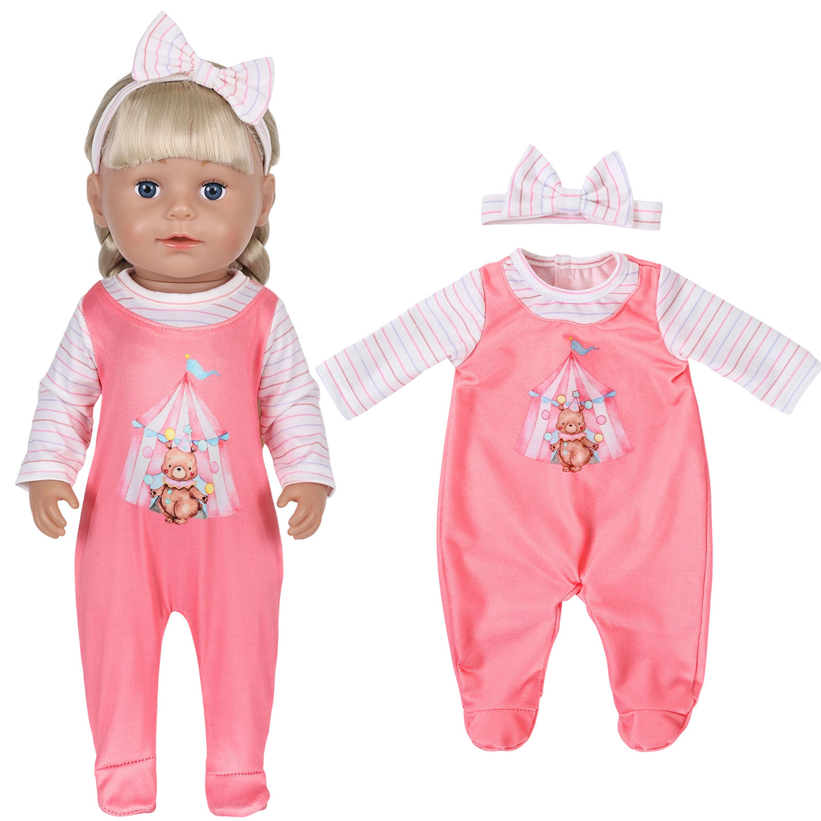 人形の服 16-18 インチ 40-45 センチメートルベビ - Baby Clothing Gifts のレビューと価格