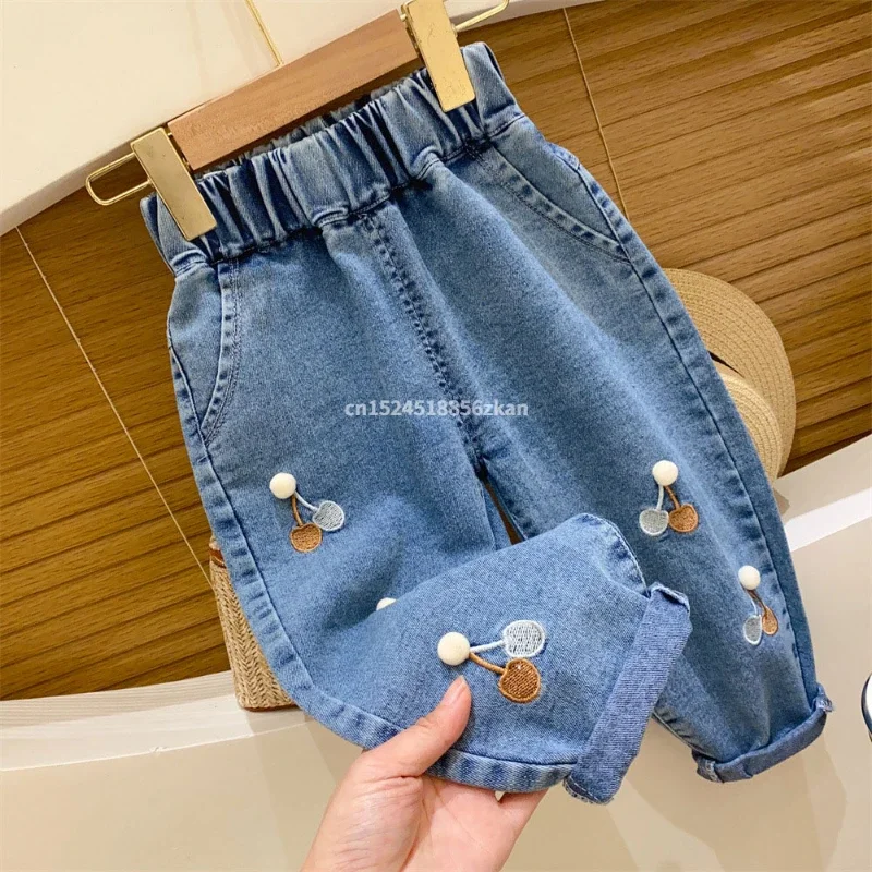 刺繍フラワーガールジーンズベビーボーイキッズジーンズガールパ - Baby Girl Clothing Zara のレビューと価格
