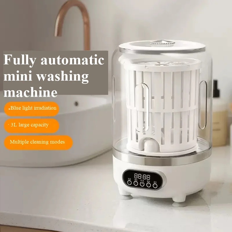 小型ワイヤレス洗濯カップ、脱水機能付きポータブル洗濯機、下着 - Baby Clothing Washing Machine のレビューと価格