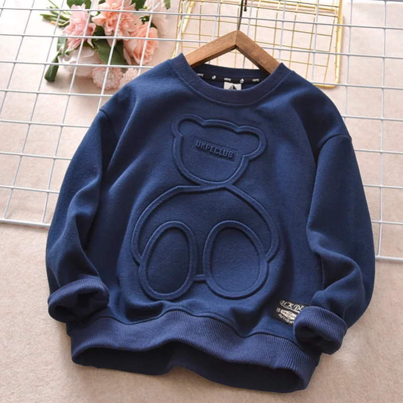 春の新作秋スチールプリントクマトレーナー男の子服ティーンエイ - Baby Girl Clothing Zara のレビューと価格