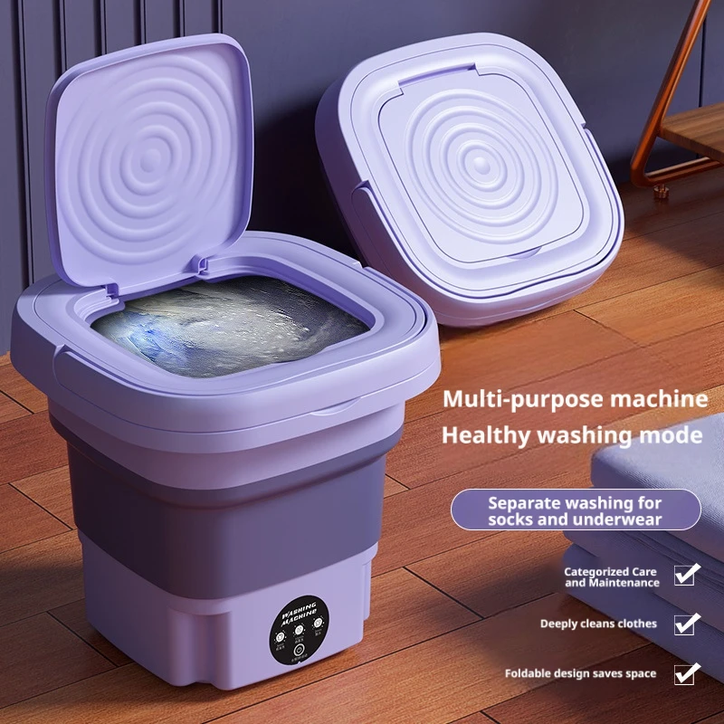 9L折りたたみ式ミニ洗濯機、靴下、下着、ベビー服、旅行、自宅 - Baby Clothing Washing Machine のレビューと価格