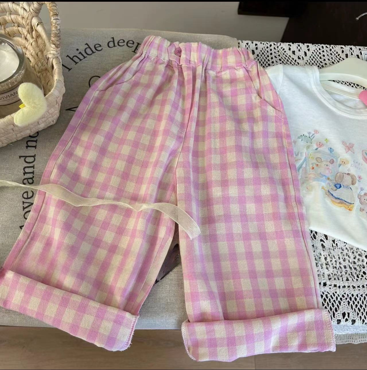子供用動物プリント衣類セット,半袖トップス,ワイドレッグパン - Baby Girl Clothing Zara のレビューと価格