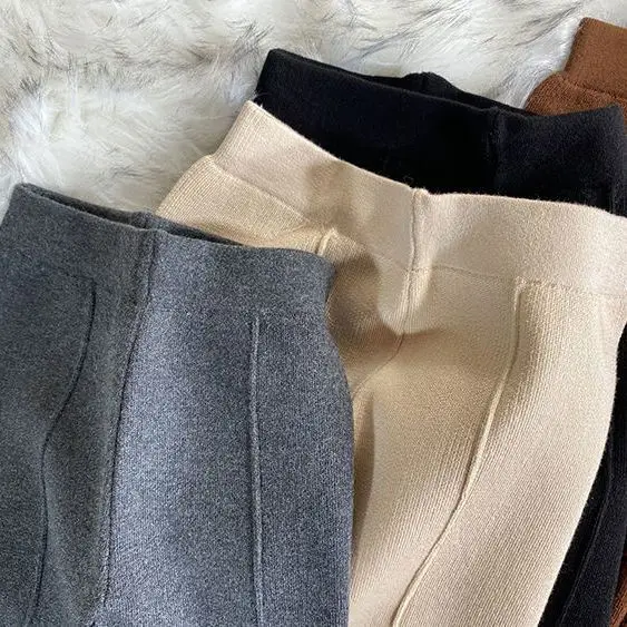秋冬子供の肥厚ニットストレートパンツ女の子カジュアルワイドレ - Baby Girl Clothing Zara のレビューと価格