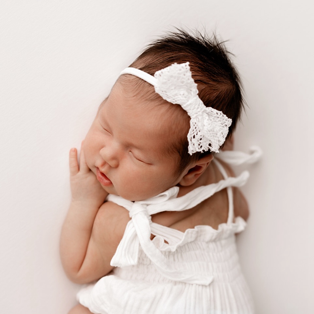 ソフト新生児写真撮影小道具白モスリンフリルロンパースベビー写 - Baby Clothing Newborn のレビューと価格