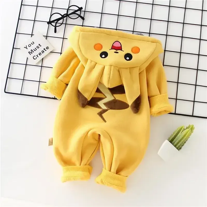 漫画ポケットモンスターベビーパジャマ新生児かわいい冬長袖子供 - Baby Clothing Gifts のレビューと価格