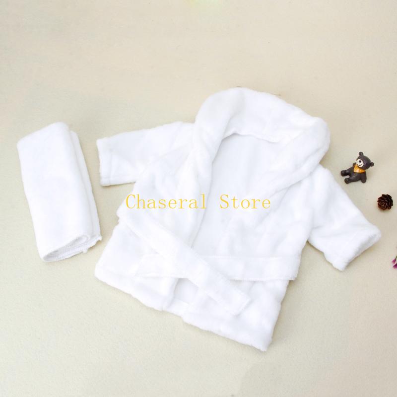 E7CE 新しいベビーバスローブバスタオル無地暖かい新生児写 - Baby Clothing Newborn のレビューと価格