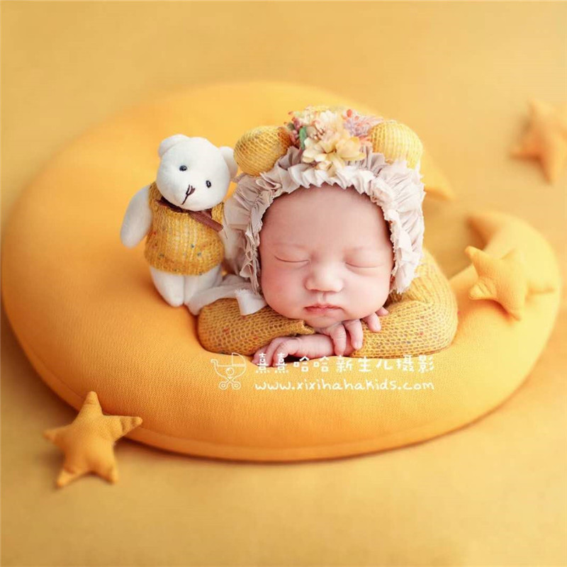 新生児の写真撮影の小道具新生児少年少女ロンパース帽子ベビーロ - Baby Clothing Newborn のレビューと価格