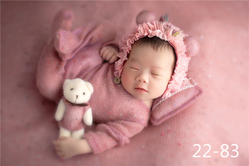 新生児の写真撮影の小道具新生児少年少女ロンパース帽子ベビーロ - Baby Clothing Newborn のレビューと価格