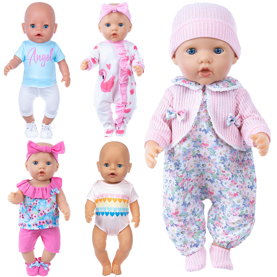 人形の服 18 インチリボーンドール用かわいいパジャマスーツ - Baby Clothing Newborn のレビューと価格