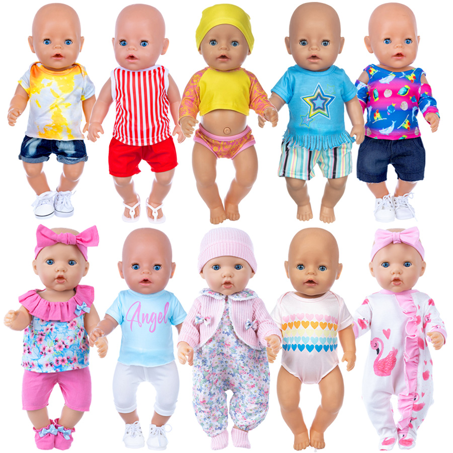 人形の服 18 インチリボーンドール用かわいいパジャマスーツ - Baby Clothing Newborn のレビューと価格