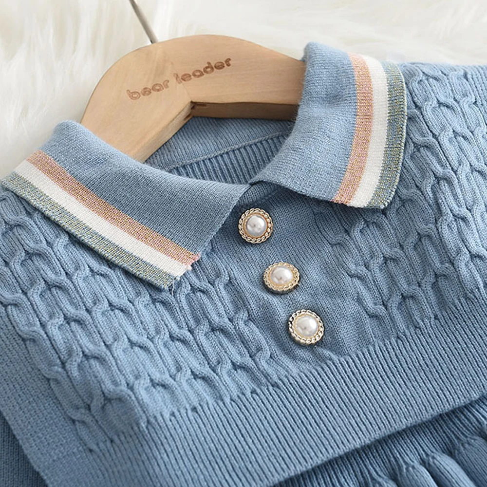 リーダーベアパールボタンラペルニットスカート女の子用、子供服 - Baby Girl Clothing Zara のレビューと価格