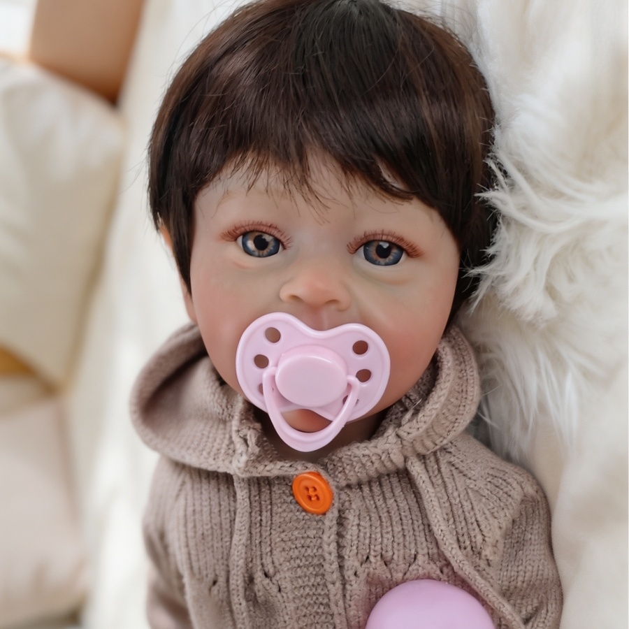55cmのリアルな男の子のリボーンドール、リアルな身体のディ - Baby Clothing Gifts のレビューと価格