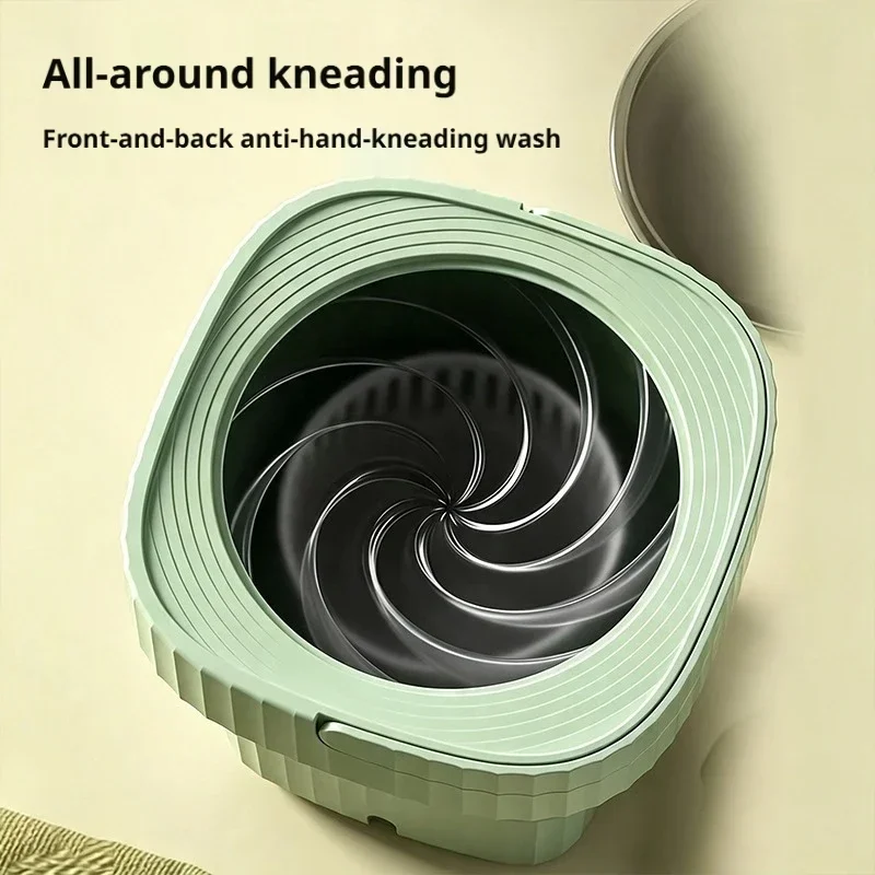 6L折りたたみ式ポータブル洗濯機 ミニ洗濯機 下着、靴下、ベ - Baby Clothing Washing Machine のレビューと価格