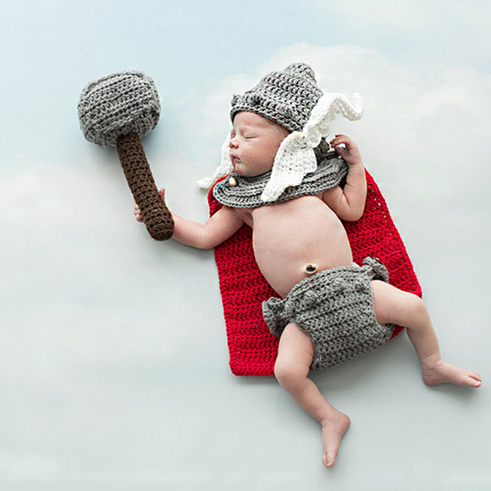 新生児写真撮影小道具トールベビーコスチュームアベンジャーズス - Baby Clothing Newborn のレビューと価格