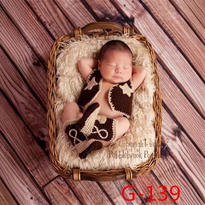百日子供の写真撮影スーツ新生児糸セット織ベビー写真撮影スーツ - Baby Clothing Newborn のレビューと価格